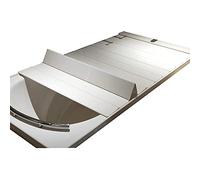 Foldable PVC Bath Corner Insulation, Eco-Friendly Shower & Sink Cover, Waterproof & Tight Fit, White, 165x75x0.7cm, Durable Bathroom Protection