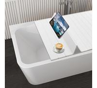 Foldable PVC Bathtub Board Insulation - Dustproof Bathtub Tray for Home, Bathroom Spa (170 x 70 x 0.65cm)