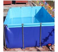 Foldable PVC Canvas Fish Pond, Durable and Portable Water Tank for Koi and Turtles, Ideal for Indoor and Outdoor Aquatic Storage