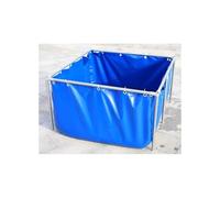 Foldable PVC Canvas Outdoor Pool, Portable Fish Pond for Koi Raising, Garden Watering, and Aquatic Breeding, Thickened Large Water Tank