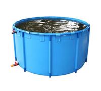Foldable PVC Koi Aquarium Tank, Portable Aquaculture Fish Pond - Thickened Round Breeding Pool for Aquatic Products and Fish Farming