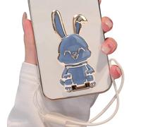 Foldable Rabbit Phone Bracket - Multifunctional Bunny Phone Holder Stand,Folding Lazy Buckle Bunny Paste Type Bracket for All Phones