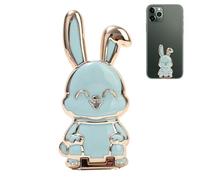 Foldable Rabbit Phone Holder - Cute Bunny Desk Phone Holder | Sticky Rabbit Stand for All Types of Mobile Phones