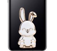 Foldable Rabbit Phone Holder - Cute Rabbit Phone Stand Desk | Foldable Desktop Display Sticker Suitable for Most Phones