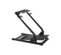 Foldable Racing Wheel Stand with Seat Fixing Rod, Adjustable Height, Adjustable Angle, Suitable for Logitech, XBOX, Madcatz, Playstation