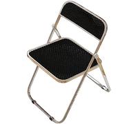 Foldable Rattan Chair for Outdoor & Indoor Use Multi-Color Options Adjustable Reclining Lounge Chair Perfect for Balcony & Dining Size: 4 Black Color Available.