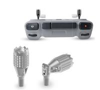 Foldable RC/RC2 Controller Joystick for DJI Mini 3 Pro/Mini 4 Pro/Air 3/Mavic 3, Retractable Aluminum Alloy Drone Control Thumb Sticks Replacement Accessories (Silver)