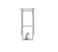 Foldable Rear Cargo Rack Portable Luggage Carrier Shelf Aluminum Alloy Tail Holder For Bicycle for Cycling and Commuting(Silver)