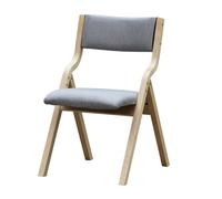 Foldable Reclining Chair Portable Solid Wood Folding Chair Easy to Use No Installation Required Stable Design for Household Use