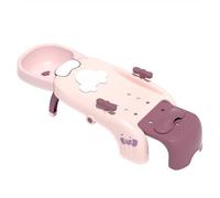 Foldable Reclining Shampoo Chair, Tilting Baby Bath Chair with Headrest, Suitable for Bathrooms and Salons