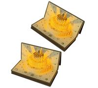 Foldable Red Envelope Combining LED Light Effect and Music for Celebration Greeting Money Holder LED Music Birthday Red Envelope