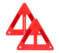 Foldable Reflective Road Emergency Triangle Sign Red Pvc