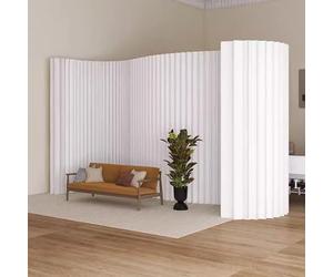 Foldable Retractable Room Divider, Creative Screen Partition for Home, Office, Store, and Live Broadcast Background