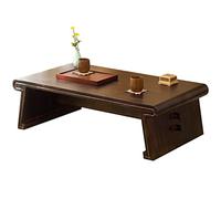 Foldable Retro Japanese Coffee Table - Zen Style Low Table for Living Room & Bay Window, Ideal for Tea & Coffee, Space-Saving Design (70x45x30cm)