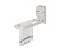 Foldable Rod 22 5 11 cm Suction Holder for Bathroom Small Space