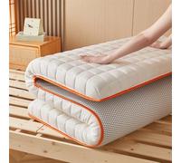 Foldable Roll Up Dormitory Mat Pad, Floor Mattress Japanese Futon Double Mattress Topper, for Guests, Dormitories, Camping, Sofas & Lounges,001,0.8 * 1.9m about6cm