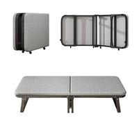 Foldable Rollaway Bed with Memory Foam Latex MattressSpaceSaving Guest Bed 185x70x38cm Portable and Comfortable Folding Bed for Easy Storage