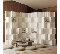 Foldable Room Divider, Multifunctional Partition Wall with Shelf, No Assembly Required - Perfect for Offices, Living Rooms, Bedrooms