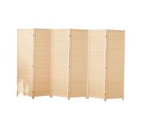 Foldable Room Divider Privacy Screen, Handwoven Temporary Partition for Indoor Use, Perfect as a Dressing Room or Living Room Separator