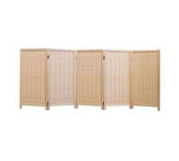 Foldable Room Divider Privacy Screen, Handwoven Temporary Partition for Indoor Use, Perfect as a Dressing Room or Living Room Separator