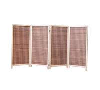 Foldable Room Divider Privacy Screen, Handwoven Temporary Partition for Indoor Use, Perfect as a Dressing Room or Living Room Separator