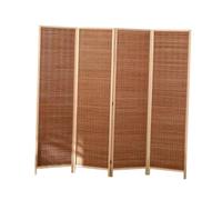 Foldable Room Divider Privacy Screen, Handwoven Temporary Partition for Indoor Use, Perfect as a Dressing Room or Living Room Separator