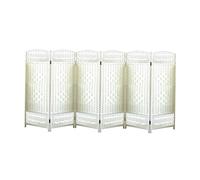 Foldable Room Divider, Short Partition Privacy Screen, Temporary Separator for Kindergarten or Lounge, No Assembly Required, 4 Panels