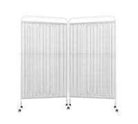 Foldable Room Divider with Swivel Wheels, Adjustable Panels for Privacy and Space Division in Homes or Offices