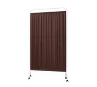 Foldable Room Divider with Swivel Wheels, Adjustable Panels for Privacy and Space Partition in Offices, Homes, and Events
