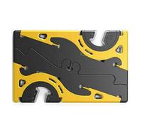 Foldable Rotation Card Type Stable Pocket Tripod Universal Cell Phone Stand HolderYellow