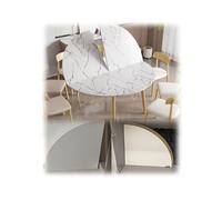 Foldable Round Table Replacement Solut, Space-Saving Design for Dining Rooms, Easy to Store & Transport, Ideal for Spaces, Exteble Table (E, 190cm/75)