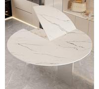 Foldable Round Table Top 120-160cmSpace-Saving Dining Table ReplacementLightweight & PortablePerfect for Family Restaurants & Gatherings