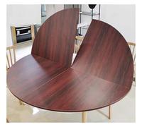 Foldable Round Table Top Extender, 5.2ft Collapsible Banquet Table(Red,Dia 6.5 ft/200 cm)