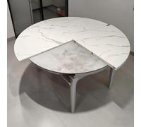 Foldable Round Table Top Extender Wooden 140cm 55in Folding Table Top for Increased Area Perfect for Dining Events and Gatherings