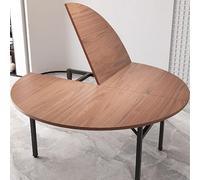 Foldable Round Table Top - Portable Circle Table for Dining Coffee Patio - Easy Open Temporary Banquet Desk No Legs - Ideal for Events & Outdoor Use