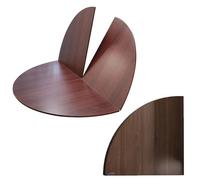 Foldable Round Tabletop, No Legs, Cu Kitchen Table Panel for 4-10 People, Red lwood h, 220cm/86in, Perfect for Dining and Events