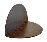 Foldable Round Wooden Table - 100 cm - Portable Dining Café Banquet & Kitchen Table - Versatile White Design for Space-Saving & Interiors