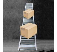 Foldable Rustproof Stainless Steel Conveyor Rollers - 20" Unpowered Slide for Trailers, Supermarkets, Warehouses, Yards & Farms - Heavy-Duty, & Portable Solution