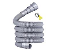 Foldable RV Sewer Hose Kit | PVE and PE, 3-5M Length, 3-4.2cm Diameter | Leak-proof Flexible Drain Pipe with Adjustable Adapter and Clamp | RV Trailer
