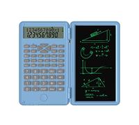 Foldable Scientific Calculator with Erasable Writing Board 240 Functions 2 Line LCD Display Financial Math for School Students