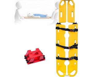 Foldable Scoop Stretcher, X-Ray Penetrable Concave Design, Ideal for Emergency and Hospital Use