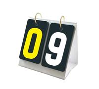 Foldable Scoreboard for Referees and Organizers, Tabletop Manual Number Cards with Easy Reading Layout, Travel Ready Manual Scoreboard Tabletop Scorer Cue Sport Table Tennis Referee Tally Board Game