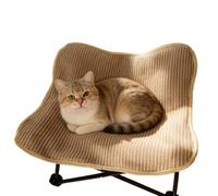 Foldable Scratch Bed, Sisal Pet Lounger Chair, Large Size Bed with Textured, Natural Fiber Scratcher, Cat Furniture with Modern Style, Play Lounge for Indoor Outdoor