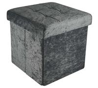 Foldable Seat Stool 30x30x30 cm Seat Cube Storage Box Storage Space Foot Stool