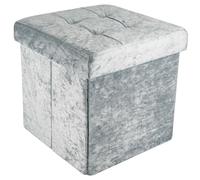 Foldable Seat Stool 30x30x30 cm Seat Cube Storage Box Storage Space Foot Stool