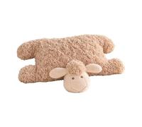 Foldable Sheep Plush Pillow Cute Soft Cuddly Lamb Stuffed Toy 45cm | Woolly Machine Washable Hugging Soothing Nursery Bedroom Sofa Car Travel Kids Adults Birthday Christmas Housewarming Gift