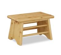 Foldable shelf Bamboo Step Stool Versatile Footrest Natural Plant Stand 1.8 kg