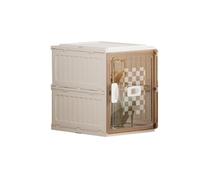 Foldable Shoe Rack Organizer - Stackable Plastic Shoe Storage Box No Assembly Required Portable Space-Saving Shelf for Entryway (White 1 Tier 1 Grid)