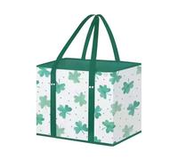 Foldable Shopping Bag Large Capacity 33L - Waterproof Reusable Grocery Tote with Reinforced Handles - Multipurpose Carry All for Supermarket, Travel, Gym (33x25x27cm, 8 Colours) (Type E)