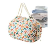 Foldable Shopping Bags Multipurpose Reusable Shopping Bags Large Capacity Waterproof Multipurpose Organizer for Work Travel Kitchen Laundry Supermarket, Map [carta], Consulte la descripción